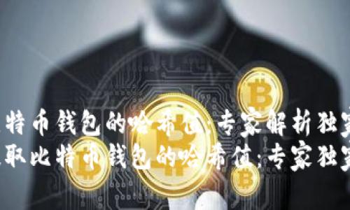 了解比特币钱包的哈希值：专家解析独家秘诀
如何提取比特币钱包的哈希值：专家独家揭秘！