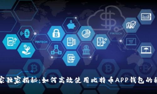 专家独家揭秘：如何高效使用比特币APP钱包的秘诀