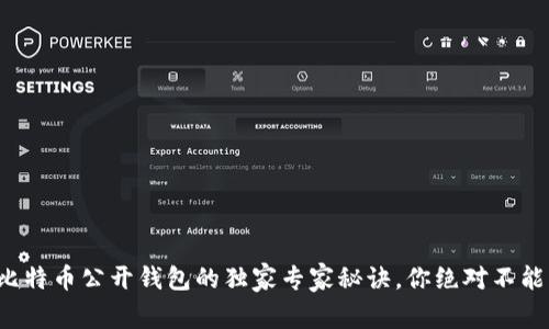 揭秘比特币公开钱包的独家专家秘诀，你绝对不能错过！