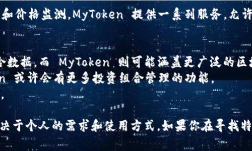Tokenim和MyToken是两个不同的术语，通常涉及加密货币和区块链的不同方面，虽然它们的作用和目的在某些情况下可能相似。以下是对它们的详细介绍：

### Tokenim
Tokenim 是一个加密货币的交易所和价格监测平台，提供有关各种加密资产的实时数据，包括价格、交易量和市场趋势。Tokenim 的目标是为用户提供一个方便的界面，以帮助他们追踪加密市场的动态。

### MyToken
MyToken 通常是指一个集成了不同功能的区块链平台或应用程序，主要用于加密货币的管理、交易和价格监测。MyToken 提供一系列服务，允许用户跟踪投资组合、获取市场分析以及执行交易等。

### 关键区别
- **功能与服务**：虽然两者都能提供市场数据和价格监测，但 Tokenim 更加专注于交易所的综合数据，而 MyToken 则可能涵盖更广泛的区块链应用和功能。
- **用户界面**：UI 设计和用户体验可能会有所不同，Tokenim 可能更偏向交易功能，而 MyToken 或许会有更多投资组合管理的功能。
- **市场定位**：它们可能针对不同类型的用户，无论是交易员还是投资者，提供不同的领域和服务。

总之，虽然 Tokenim 和 MyToken 在某些方面可能有重叠，但它们并不完全相同。选择哪个平台取决于个人的需求和使用方式。如果你在寻找特定的功能或服务，了解这两个平台的特点会很有帮助。希望这个解释能帮助你理解它们之间的区别！